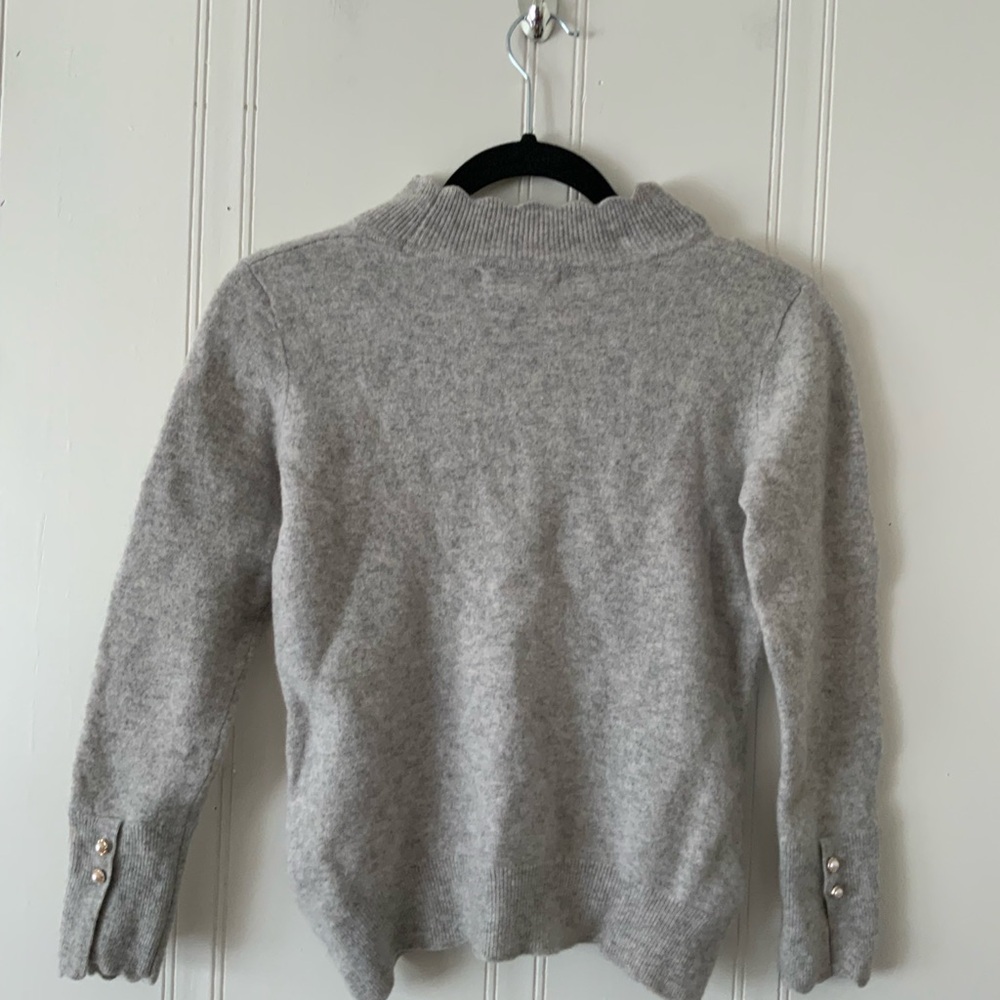 Nanette Lepore Soft Gray Cowl Neck Sweater